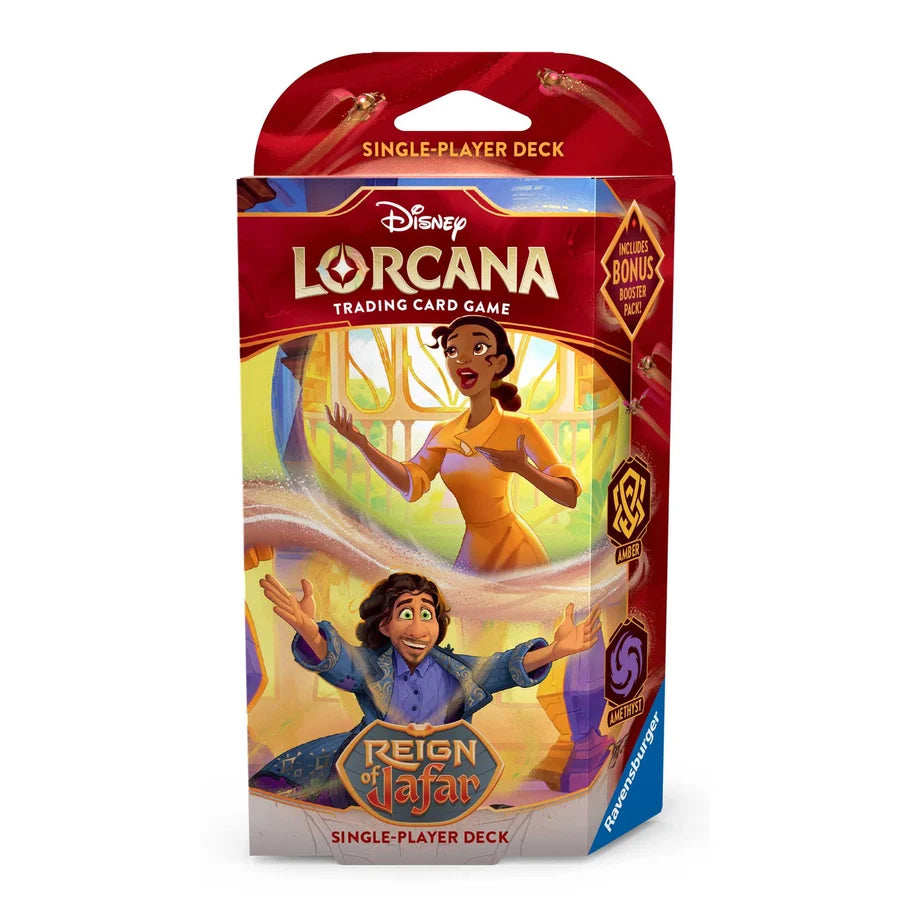 Disney Lorcana Reign of Jafar: Amber & Amethyst Starter Deck
