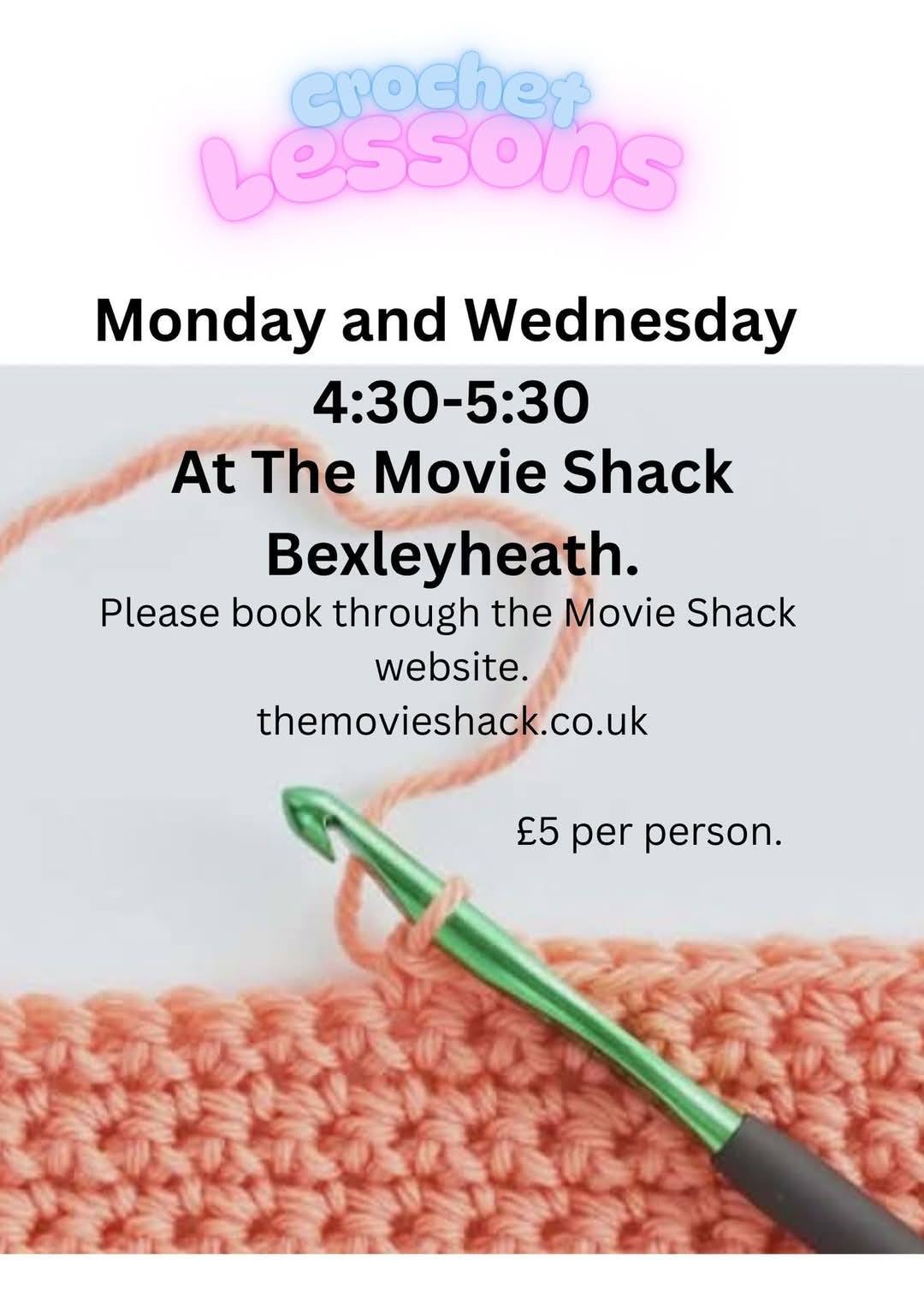 Crochet Lesson monday 4:30pm