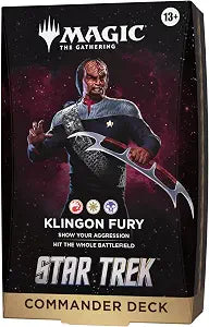 MTG Star Trek Commander Deck Klingon Fury