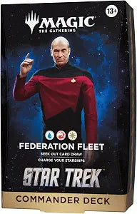 MTG Star Trek Commander Deck Federation Fleet