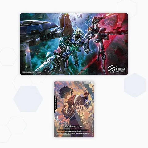 Gundam Card Game: Playmat and Card Set Mobile Suit Gundam 00
