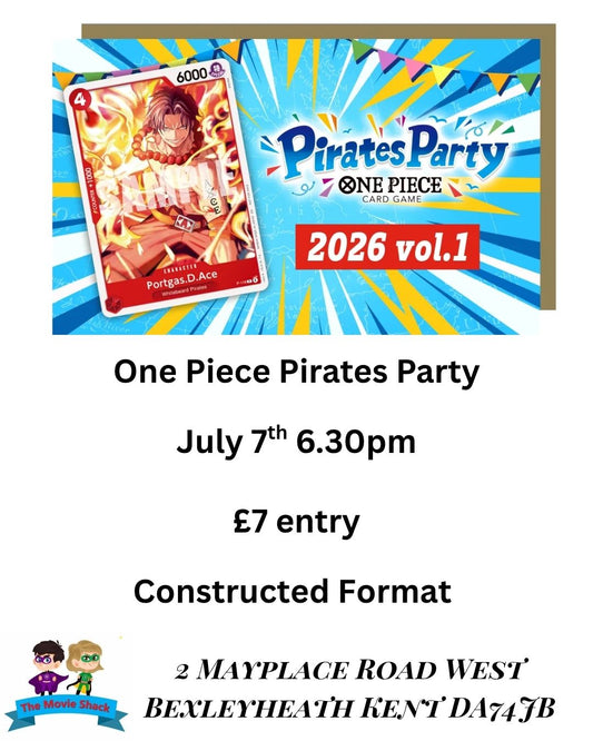 One Piece Pirates Party 7th July 6.30pm