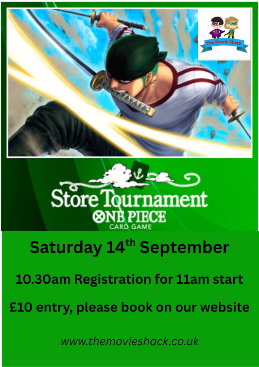 One Piece Tournament Sunday 14th September