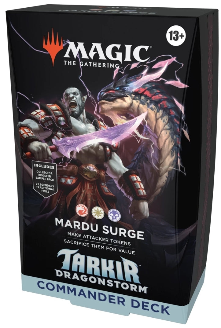 Tarkir Dragonstorm Commander Deck Mardy Surge Magic The Gathering pre order 11th April 2025