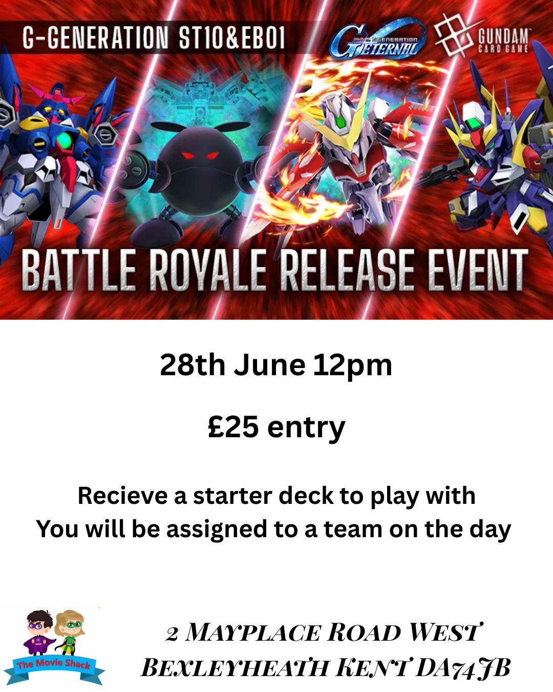 Gundam Battle Royale June 28th 12pm