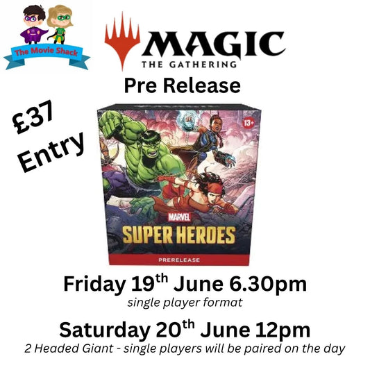 MTG MARVEL SUPERHEROES 2 HEADED GIANT pre-release event 20th june 12 pm start