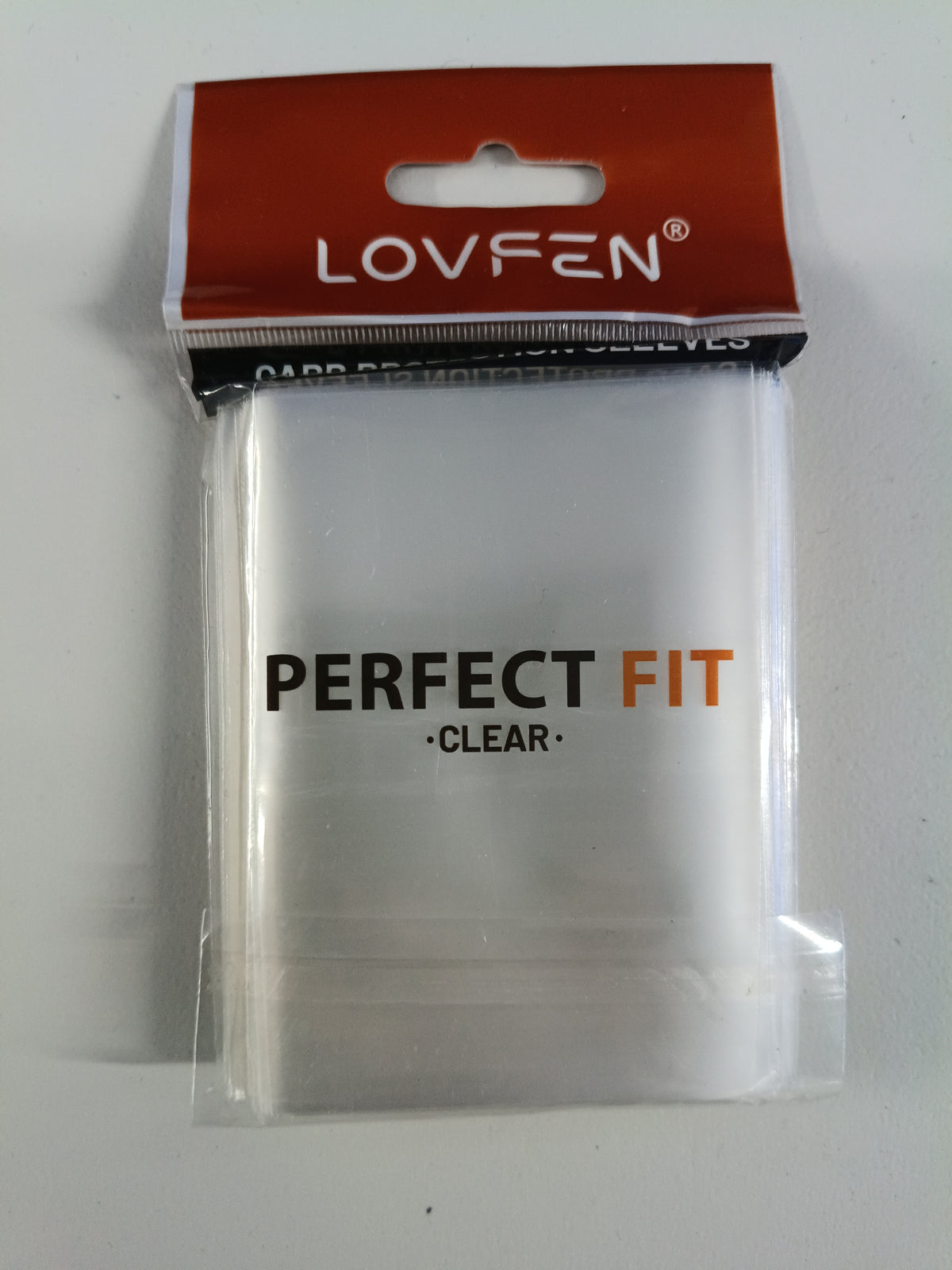 LOVFEN Perfect Fit Card Sleeves – 100 Pack Clear Polypropylene