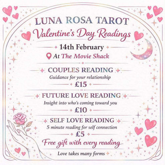 LUNA ROSA TAROT VALENTINES DAY COUPLES READINGS